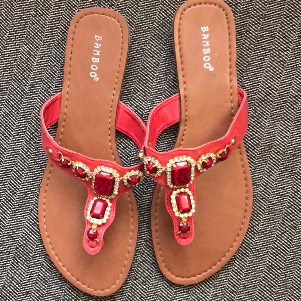 Bamboo Jeweled Flats *Lowest Price*